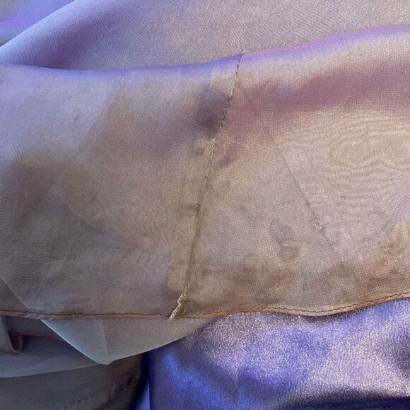 Flirt Maggie Sottero Prom Dress Mermaid Aquascape Blueberry Shimmer Style P4887 - Picture 10 of 10